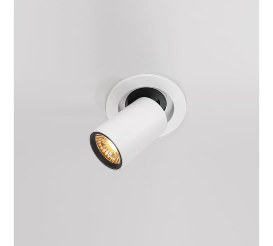 Встраиваемый светильник MAYTONI hidden led 10w алюминий и пластик белый DL045-01-10W3K-W