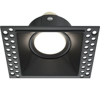 Встраиваемый светильник MAYTONI dot 1хgu10x50w алюминий черный DL042-01-SQ-B