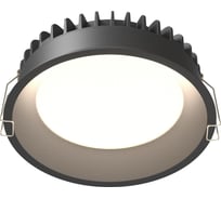 Встраиваемый светильник MAYTONI okno led 18w алюминий и пластик черный DL055-18W3-4-6K-B