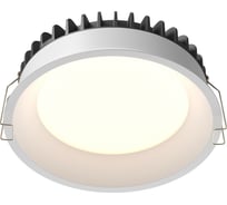 Встраиваемый светильник MAYTONI okno led 18w алюминий и пластик белый DL055-18W3-4-6K-W