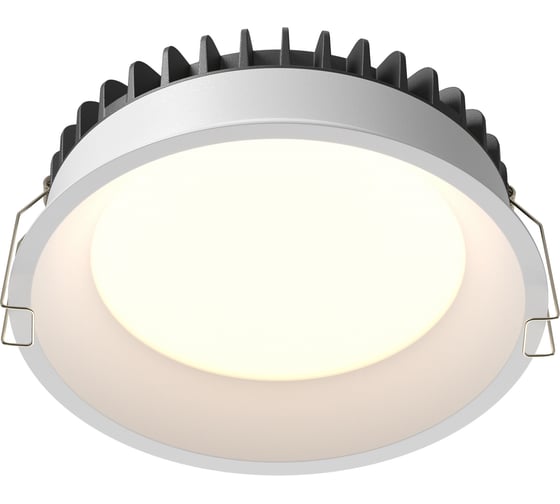 Встраиваемый светильник MAYTONI okno led 18w алюминий и пластик белый DL055-18W3-4-6K-W 1