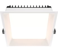 Встраиваемый светильник MAYTONI okno led 24w алюминий белый DL056-24W3K-W