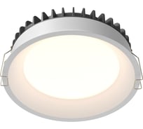 Встраиваемый светильник MAYTONI okno led 24w алюминий и пластик белый DL055-24W3-4-6K-W