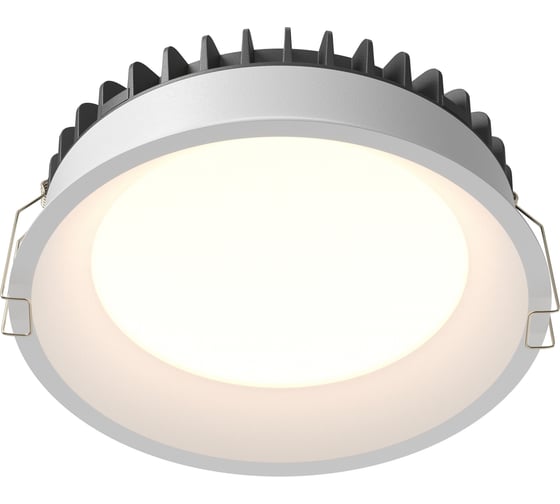 Встраиваемый светильник MAYTONI okno led 24w алюминий и пластик белый DL055-24W3-4-6K-W 1