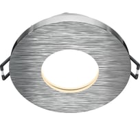 Встраиваемый светильник MAYTONI stark 1хgu10x50w алюминий серебро DL083-01-GU10-RD-S