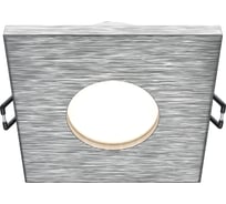 Встраиваемый светильник MAYTONI stark 1хgu10x50w алюминий серебро DL083-01-GU10-SQ-S