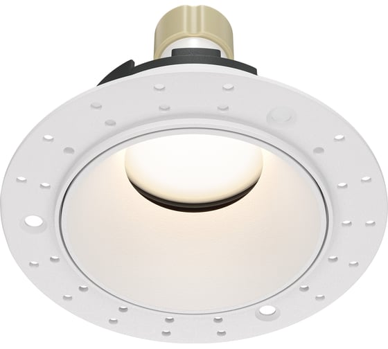 Встраиваемый светильник MAYTONI share 1хgu10x10w алюминий белый DL051-U-2W