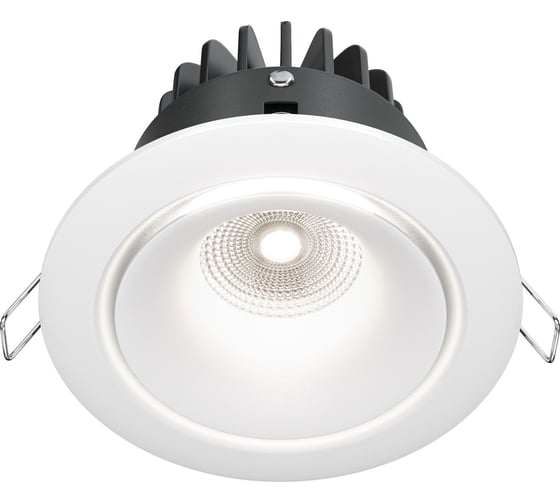 Встраиваемый светильник MAYTONI yin led 12w алюминий белый DL031-L12W4K-W