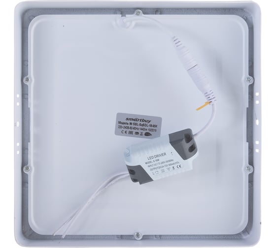 Накладной светильник Smartbuy LED Square SDL 18w/6500K/IP20 SBL-SqSDL-18-65K
