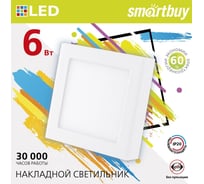 Накладной светильник Smartbuy LED Square SDL 6w/6500K/IP20 SBL-SqSDL-6-65K