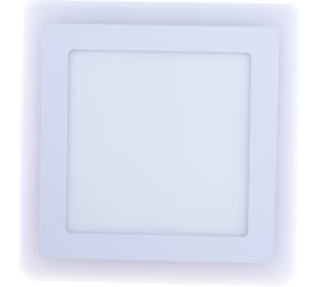 Накладной светильник Smartbuy LED квадрат с подсветкой DLB 13w/6500K+O/IP20 SBLSq1-DLB-13-65K-O