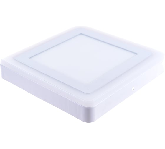 Накладной светильник Smartbuy LED квадрат с подсветкой DLB 13w/6500K+O/IP20 SBLSq1-DLB-13-65K-O