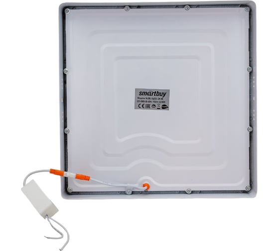 Накладной светильник Smartbuy LED Square SDL 24w/4000K/IP20 SBL-SqSDL-24-4K