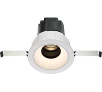 Встраиваемый светильник MAYTONI wise led 7w алюминий и пластик белый DL057-7W3K-W