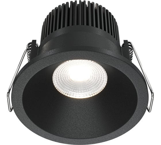 Встраиваемый светильник MAYTONI zoom led 6w алюминий черный DL034-01-06W4K-D-B