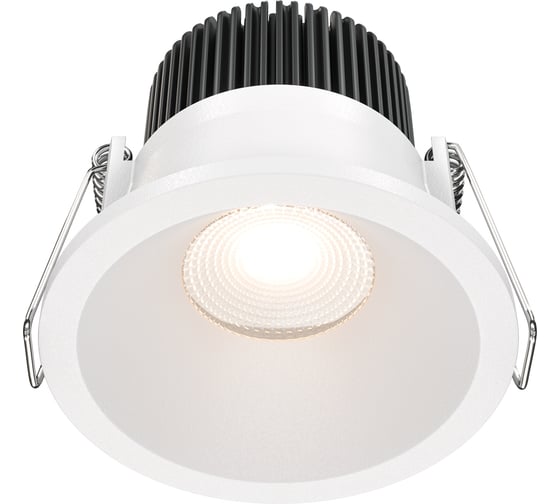 Встраиваемый светильник MAYTONI zoom led 6w алюминий белый DL034-01-06W3K-W