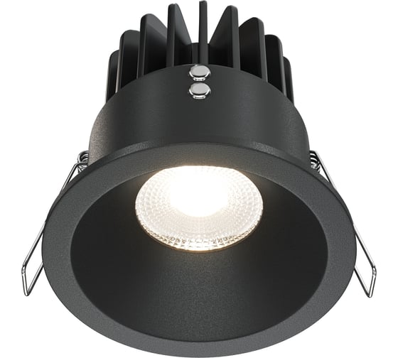 Встраиваемый светильник MAYTONI zoom led 12w алюминий черный DL034-L12W4K-B