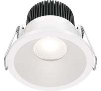 Встраиваемый светильник MAYTONI zoom led 6w алюминий белый DL034-01-06W4K-D-W