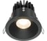 Встраиваемый светильник MAYTONI zoom led 12w алюминий черный DL034-L12W3K-D-B 1