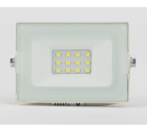 Светодиодный прожектор ЭРА LPR031065K010 10Вт 800Лм 6500К 95x62x35 белый корпус Б0043569