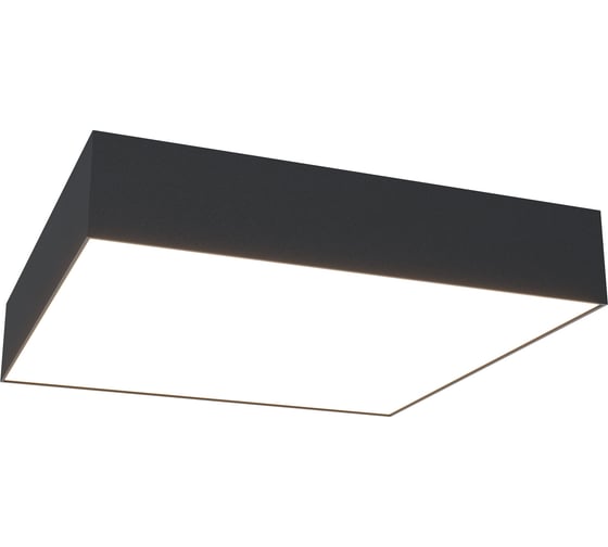 Потолочный светильник MAYTONI zon led 36w алюминий черный C032CL-36W4K-SQ-B 1