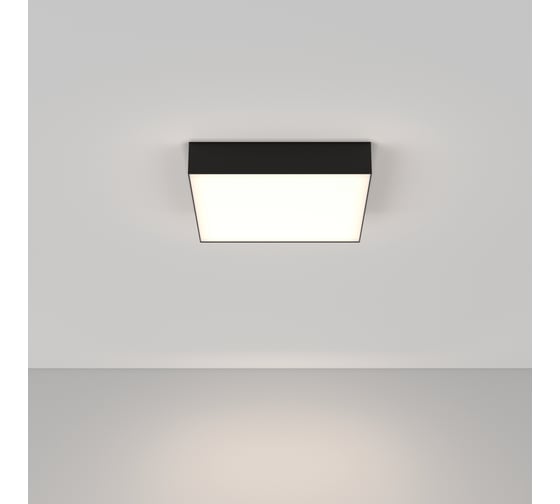 Потолочный светильник MAYTONI zon led 36w алюминий черный C032CL-36W4K-SQ-B