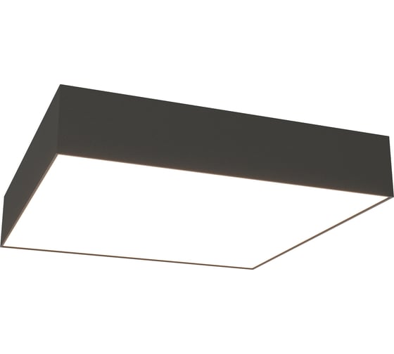 Потолочный светильник MAYTONI zon led 36w алюминий черный C032CL-36W3K-SQ-B 1