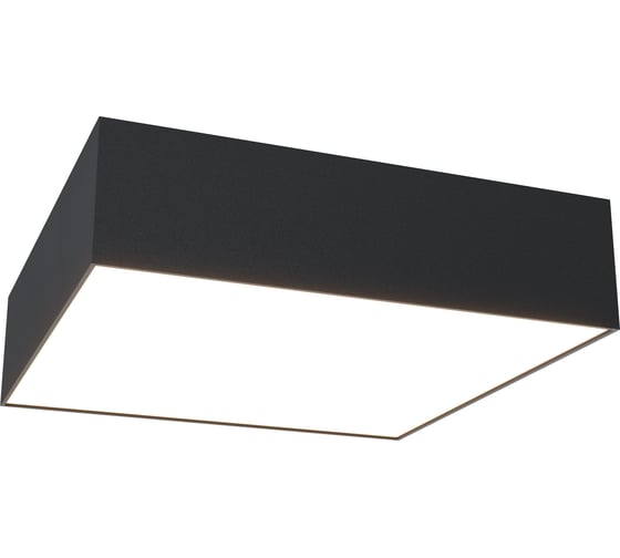 Потолочный светильник MAYTONI zon led 24w алюминий черный C032CL-24W4K-SQ-B 1