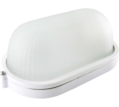 Светильник для ламп накаливания и компактных люминесцентных ламп LightStandart Round WP 60 30 01 IP54, овальный, 100 Вт, белый (НБП 04-100-001 УХЛ1) IT8124