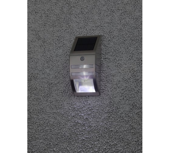 Фасадная подсветка на солнечной батарее ЭРА ERFS01226 Хром 3LED, 50 Б0044252