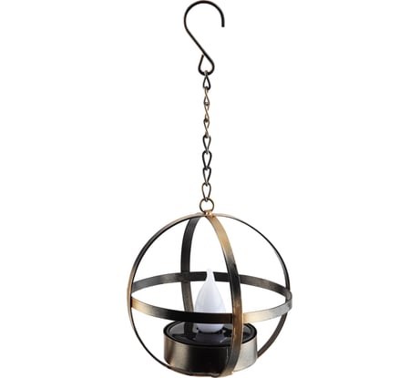 Садовый светильник ЭРА ERASFM02 Лофт, подвесной, на цепи, на солнечной батарее, Б0044846
