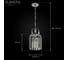 Подвес Citilux Инга хром CL335111 3