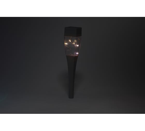 Садовый светильник ЭРА SLSS38GLOW2 на солнечной батарее, сталь, пластик Б0032578