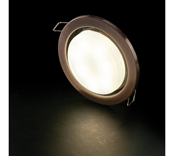 Светильник Datts GX53 H4 (38 мм) черная медь (10 шт) Datts GX53 H4 (38 мм) bk copper (10 pcs)