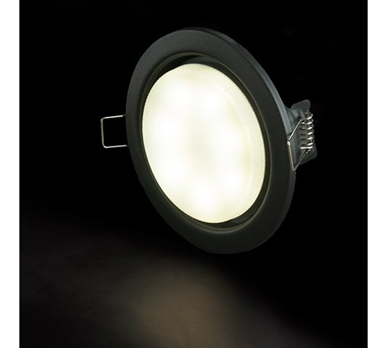 Светильник Datts GX53 H4 (38 мм) черный матовый (10 шт) Datts GX53 H4 (38 мм) bk matt (10 pcs)