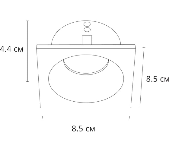 Точечный встраиваемый светильник ARTE LAMP A2868PL-1WH