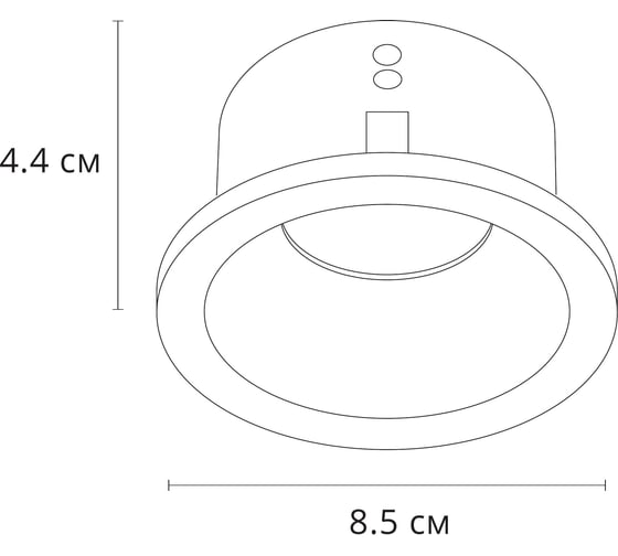 Точечный встраиваемый светильник ARTE LAMP A2869PL-1WH