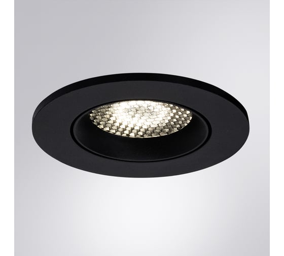 Точечный встраиваемый светильник ARTE LAMP fuji A2865PL-1BK