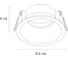 Точечный встраиваемый светильник ARTE LAMP A2864PL-1BK 4