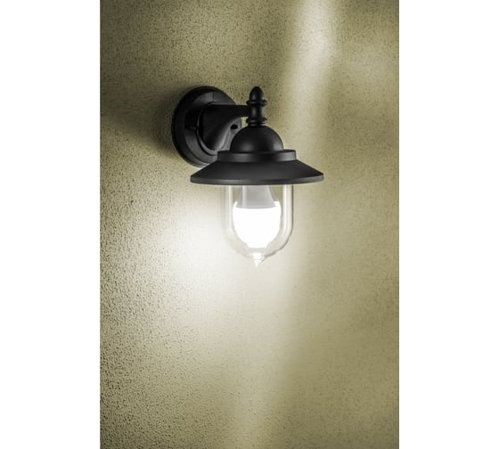 Садовый светильник GTV TOSKANA-AD, E27, max.60w, IP54, ac220-240v, 50-60hz, бра простое, черный корпус OS-TOS0DA-00