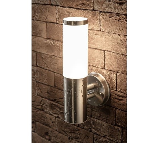 Садовый светильник GTV MILAN-A, Е27, max.40w, IP54, ac220-240v, 50-60hz, бра простое, инокс OS-MILA00A-00