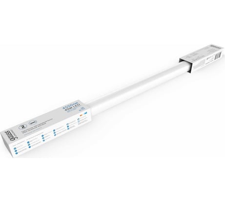 Светодиодный светильник Gauss линейный IP65 590х40х30 18Вт 1300lm 4000К матовый 143424218