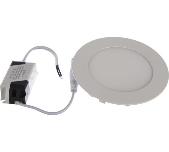 Встраиваемый светильник Gauss Slim 6W 460lm 6500K 180-265V IP20 круг, 939111306