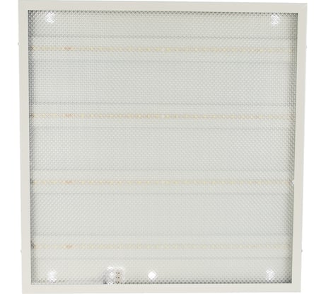 Светодиодный светильник Gauss офисный 36W 3300lm 6500K IP20 595x595x19мм призма, 842123336