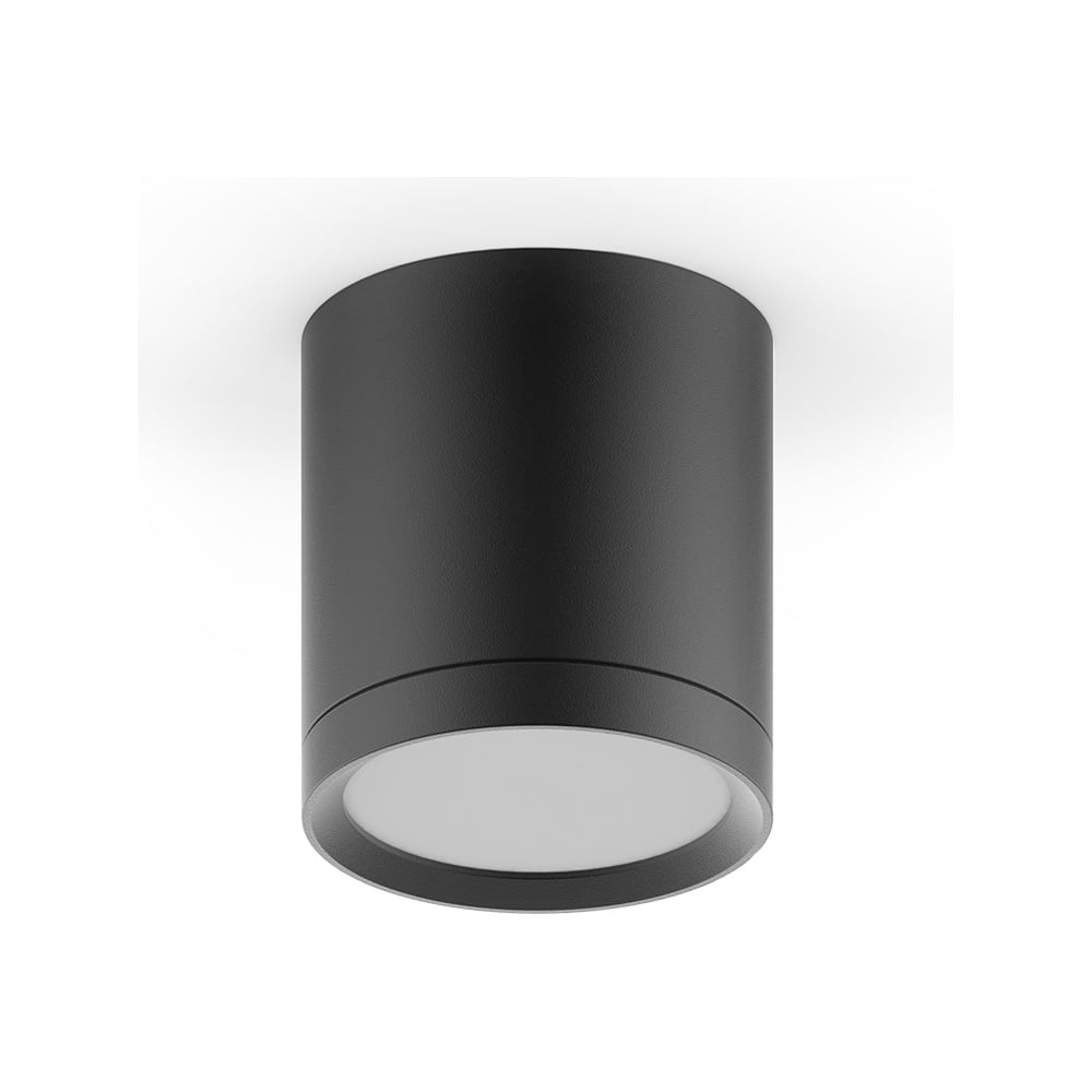 Накладной светильник с рассеивателем Gauss LED 6W черный 3000K 68х75 ...