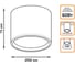 Накладной светильник с рассеивателем Gauss LED 10W черный 3000K 88х75, 700лм HD016 5