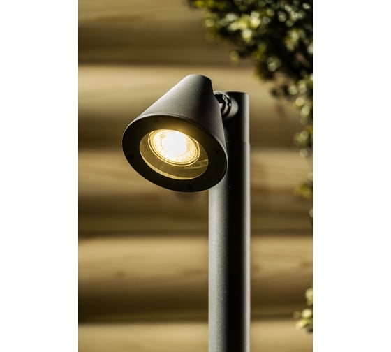 Садовый светильник GTV LUSTINO-P 50, GU10, MAX.20W, IP44, AC220-240V, 50-60Hz, столб, графит OS-USTIP40-30