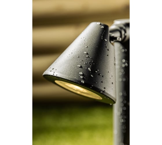 Садовый светильник GTV LUSTINO-P 50, GU10, MAX.20W, IP44, AC220-240V, 50-60Hz, столб, графит OS-USTIP40-30