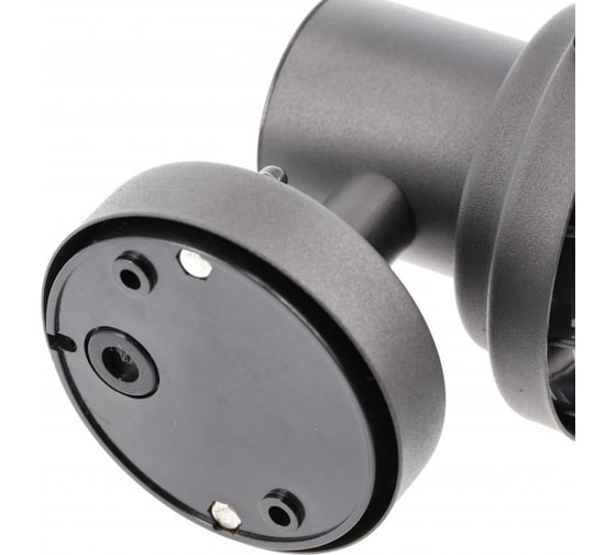 Садовый светильник GTV KERTA-A, E27, МАКС.12Вт, IP44, AC220-240V, 50-60Hz, прямой верхний плафон, графитовый OS-KERT0UA-30