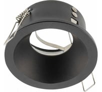 Корпус для точечного светильника ELVA GTV IP54, круглый, Ø85x45mm, черный OP-ELVAOCC-00